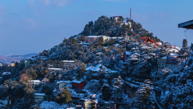 After decades, Shimla sees early December snowfall, drawing tourists and winter cheer