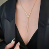 A V-neckline show