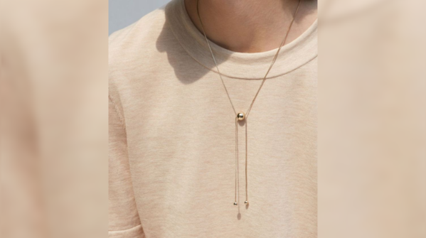 Necklace for crew neckline