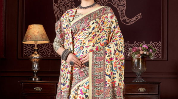 Woolen saris