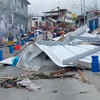Devastating damage to hospitals and schools