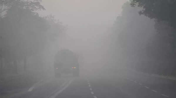 Fog reduces visibility