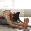 Seated forward bend (Paschimottanasana)  