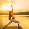 Warrior pose (Virabhadrasana I)