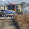 Fire engines rushed to scene 
