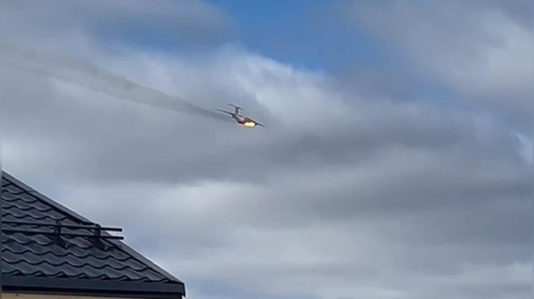 Ukrainian rocket down Russian IL-76