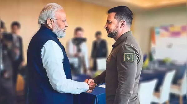 PM Modi makes historic visit to Ukraine, meets President Zelenskyy