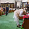 PM Modi bows to Constitution