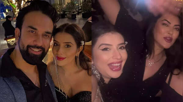 Charu Asopa rings in New Year with ex-husband Rajeev Sen, sister-in-law Sushmita Sen; share cosy pics