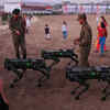 Showcasing military strength and technology