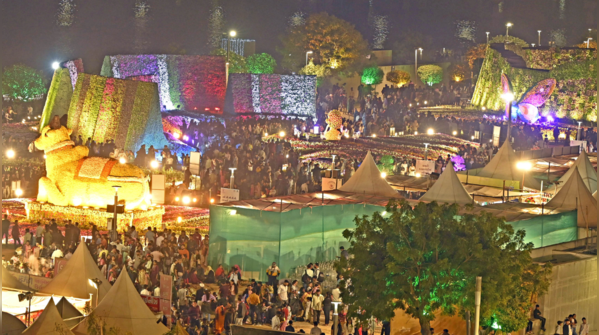 Night glow garden