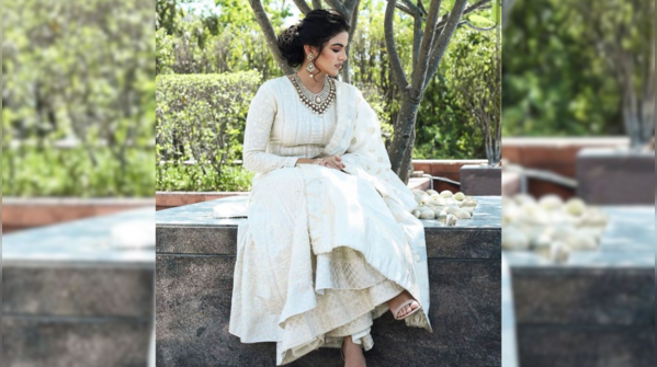 A vision in white
