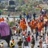 Animals in the procession