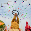 Sadhu taking part in Peshwai