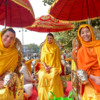 International devotees in Chavni Pravesh