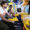 Article image for: Munaf, Praveen play bowling alley game