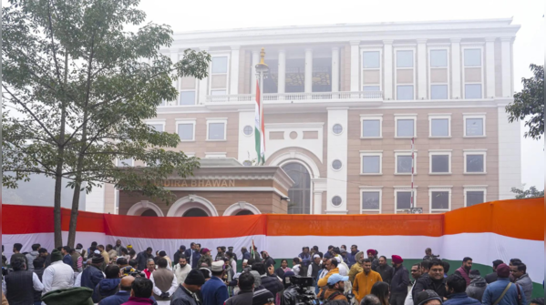 Construction delayed due to 'paucity of funds'