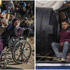 Children and the elderly stranded on streets