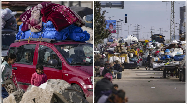 Struggles of the displaced along the border