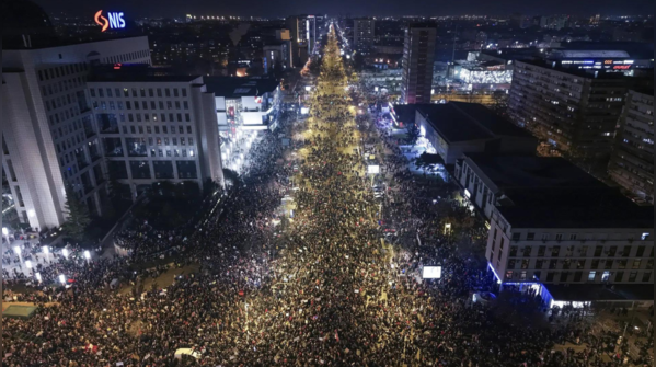 Students lead anti-corruption protests in Serbia