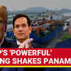 Article image for: Trump Threatens <i class="tbold">panama</i> Over Canal Control, Rubio Discusses China’s Influence In Visit | Watch
