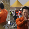 Offering prayers to rivers