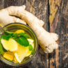 Ginger and mint tea