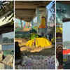 Maha Kumbh: Artistic pillars showcasing India's sacred cities