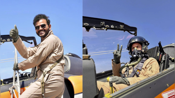 Civil aviation minister takes sortie