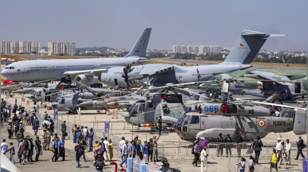 Aircrafts on display