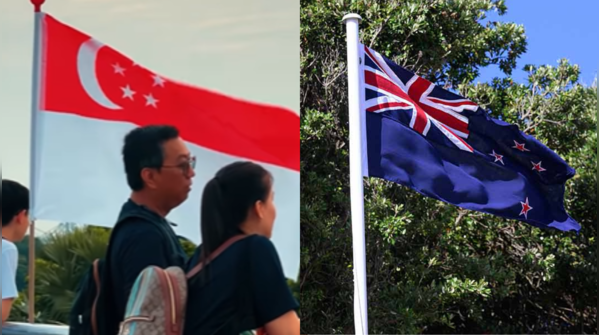 Singapore and New Zealand at 3rd & 4th