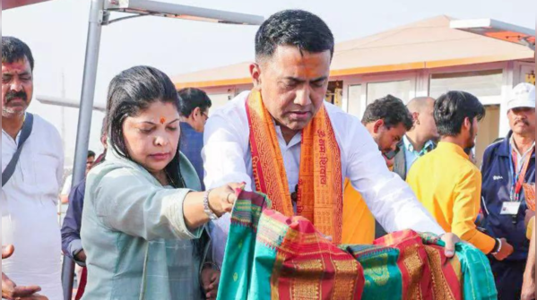 Goa CM Pramod Sawant at Maha Kumbh