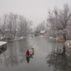 Tourist spots witness snowfall