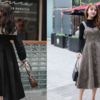 Tunic dresses with iconic hats