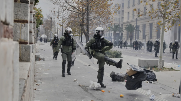 Memorials in Athens, police on alert