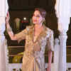 Madhuri Dixit effortlessly blends vintage royalty with contemporary power  dressing | Times of India