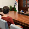 Rahul Gandhi meets Lok Sabha Speaker Om Birla