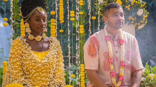Haldi ceremony: A floral fairytale