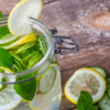 Cucumber-infused water 