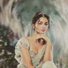 white christmas dresses Alia Bhatt Wedding Lehenga Inspired Silver Bridal Outfit main image 1
