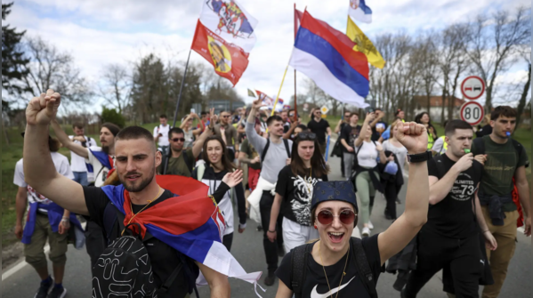 Protests over train station disaster
