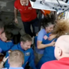 Emotional reunion