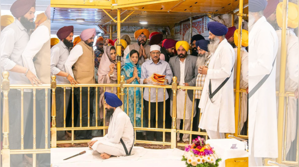 Offering prayers with family