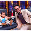 ​Ritesh makes his son sit on his chair