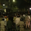 Protesters on streets 