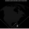 Dragon's return flight trajectory
