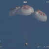 Drogue parachutes deployed