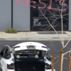 Tesla violence labeled as 'terror'