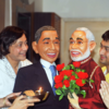 Modi & Obama puppets