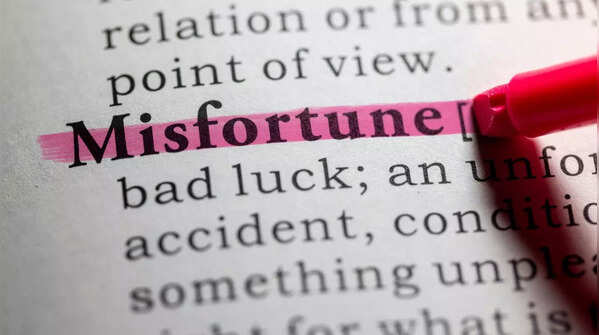 The scare of misfortune